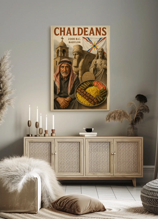 Chaldean Legacy Vintage Art Cultural Heritage Poster