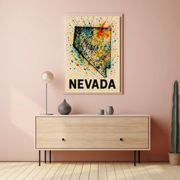 Nevada A Splash Of Color Poster