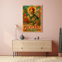Polycarp of Smyrna Byzantine Religious Heritage Poster