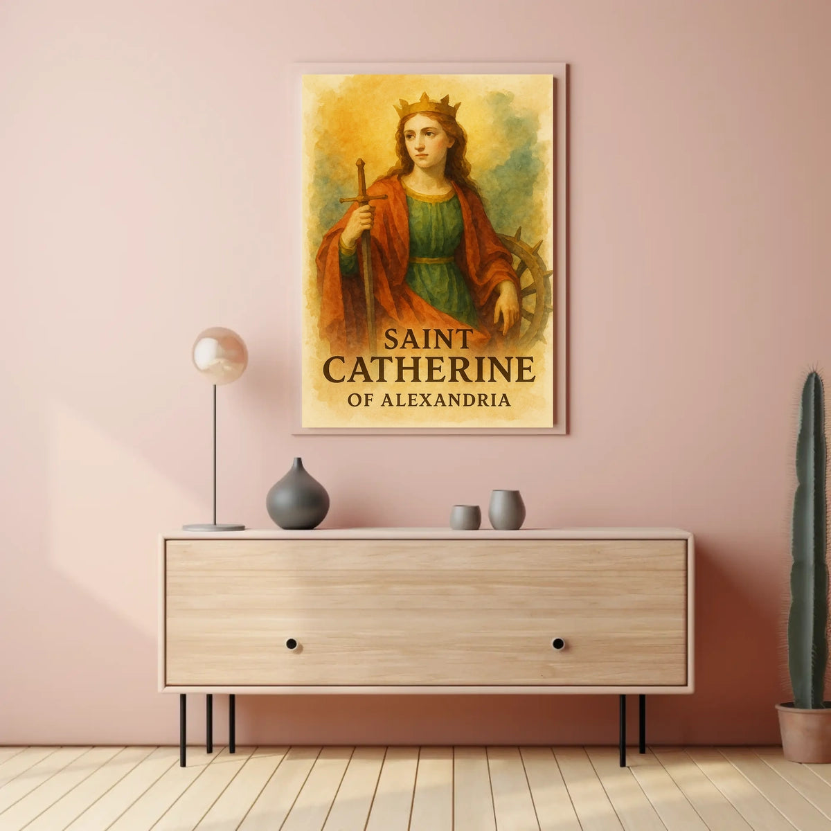 Saint Catherine of Alexandria Poster
