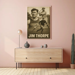Jim Thorpe A Legendary Athlete Poster