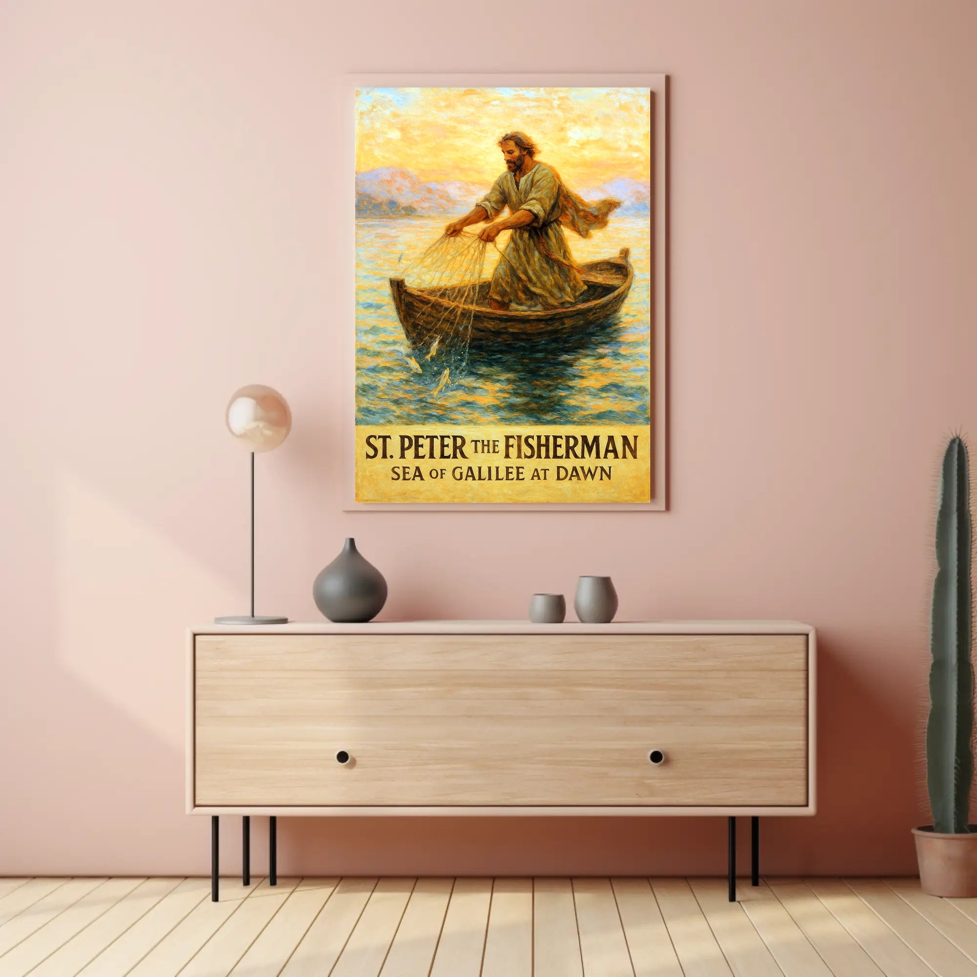 St. Peter the Fisherman Poster PosterGoat