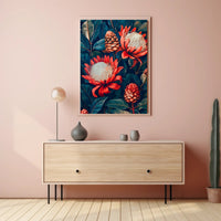 Vibrant Floral Symphony Wall Art Print