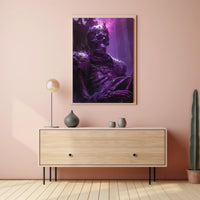 Skeletal Monarch's Throne: A Dark Fantasy Poster