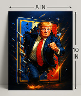 Breaking Through Poster PosterGoat