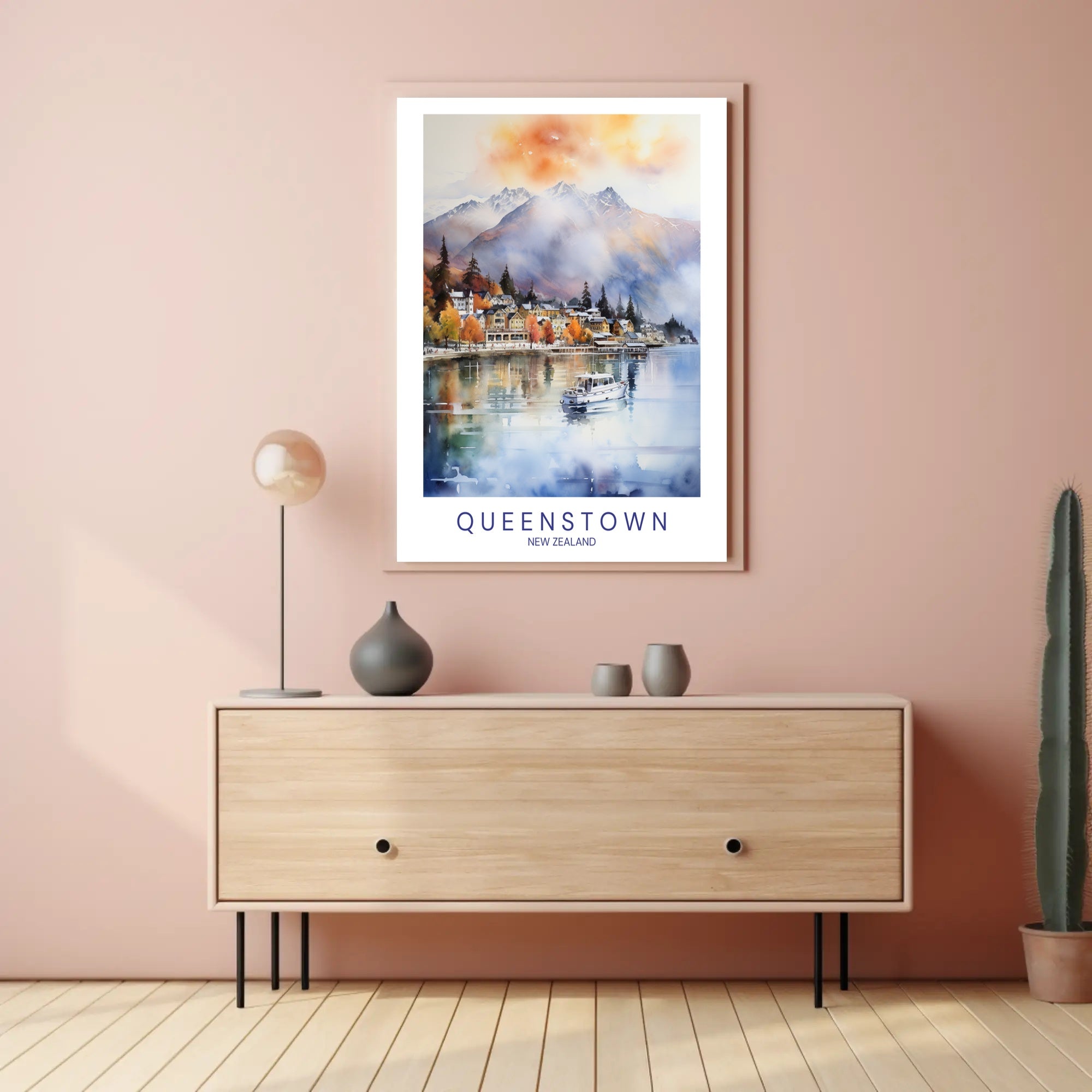 Queenstown Tranquility Poster PosterGoat