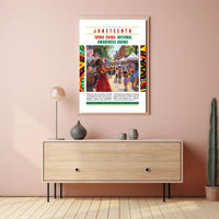 Juneteenth Celebration: Vibrant Heritage Festival Cultural or Heritage Poster