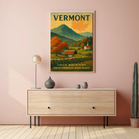 Vermont Scenic Charm Wall Art Print