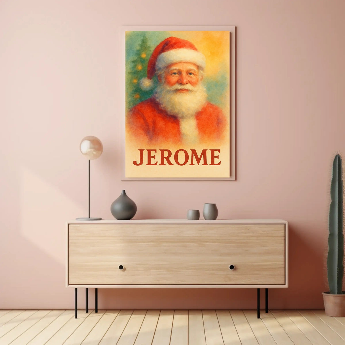 Christmas Cheer Santa Claus Holiday Magic Cultural Poster