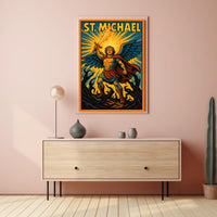 Archangel Michael Wall Art Poster