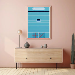 Abstract Geometric Composition Minimalist Poster