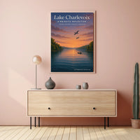 Lake Charlevoix A Majestic Reflection Poster