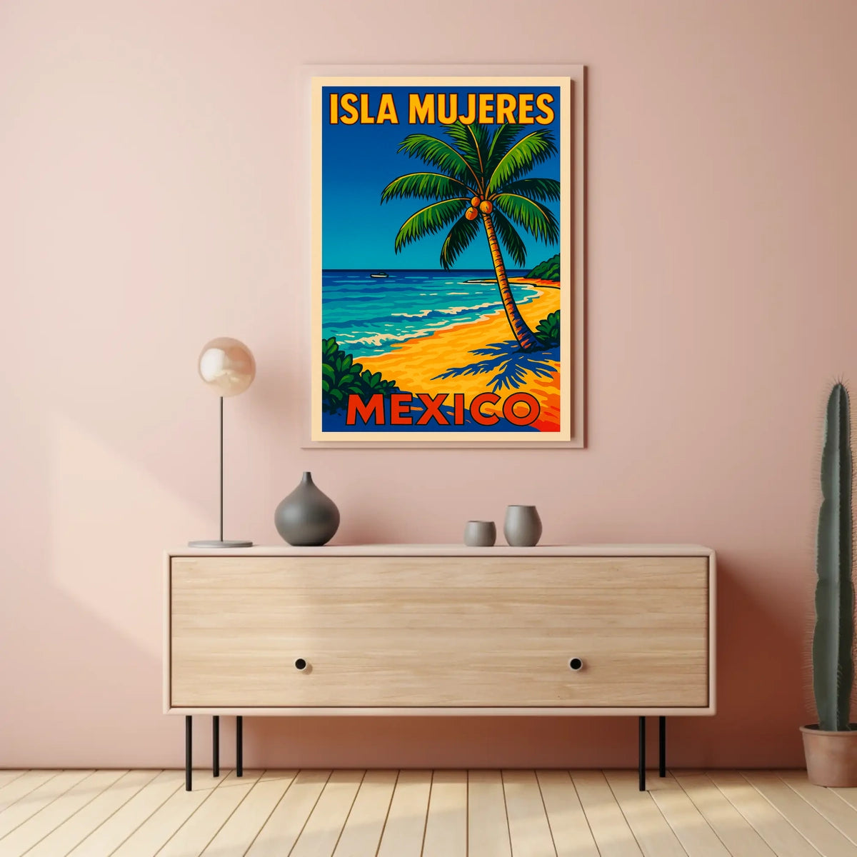 Isla Mujeres Travel Poster