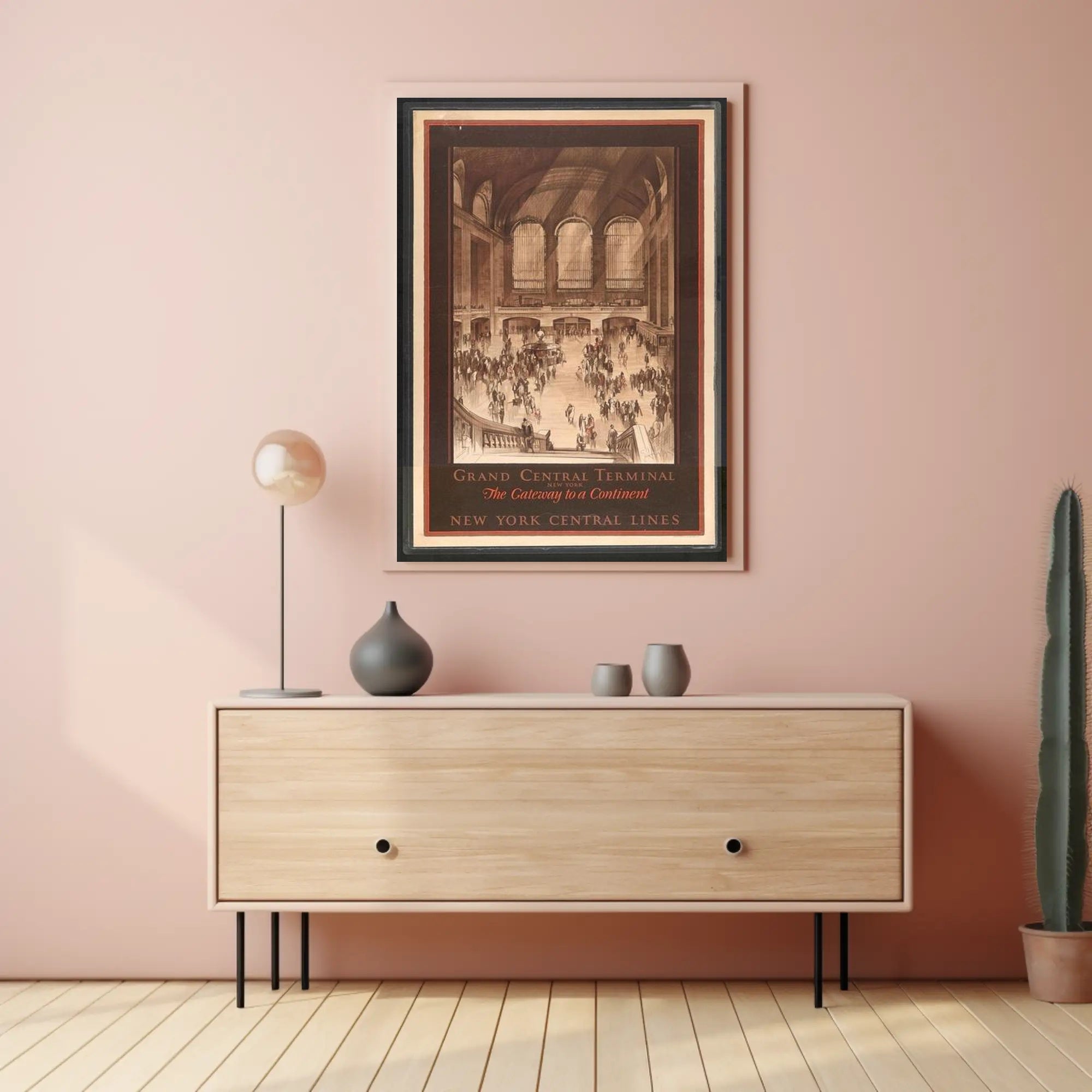 Grand Central Terminal: Gateway to a Continent Poster PosterGoat