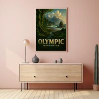 Olympic National Park Washington Poster
