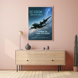 EC-130H Electric Herc Poster PosterGoat