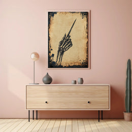 Skeletal Pointer Poster