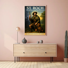 St. Roch The Patron Saint of Healing Poster PosterGoat