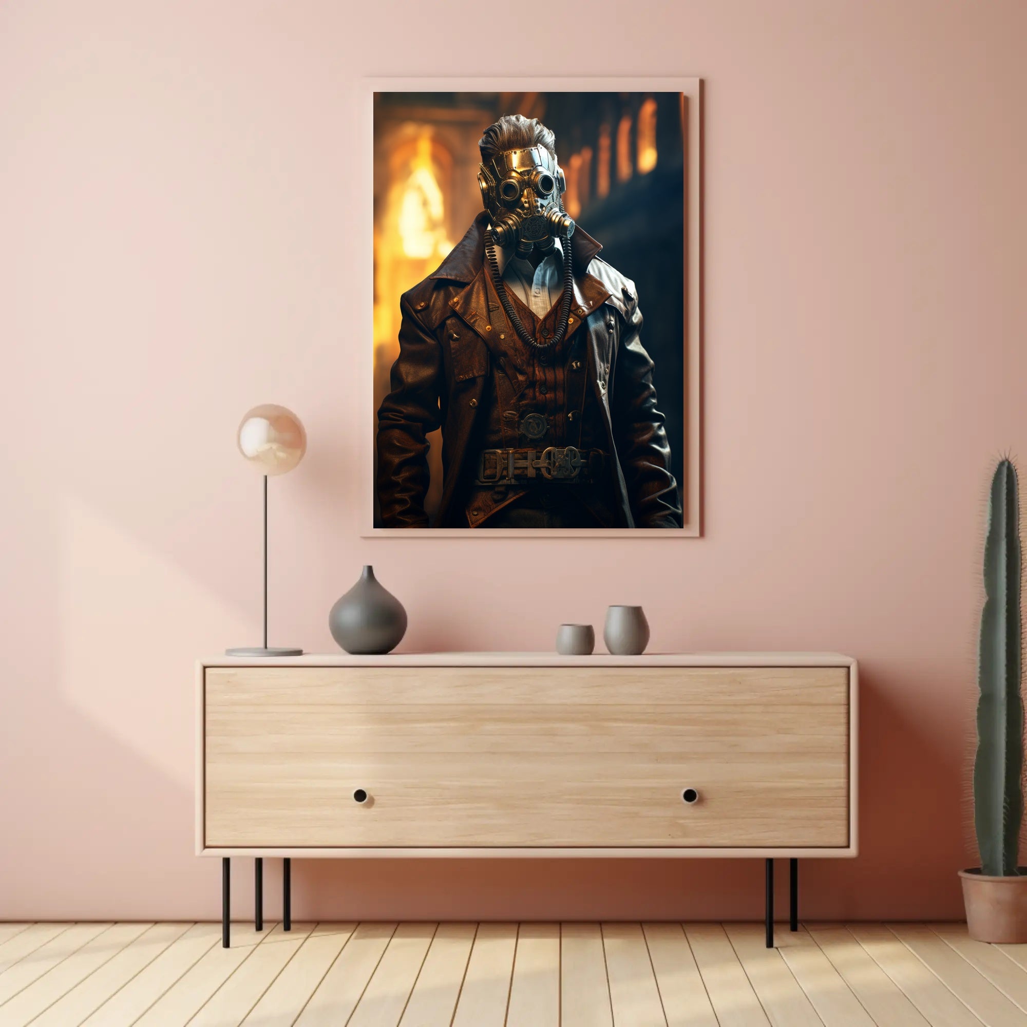 Steampunk Adventure Art Poster for Cultural or Heritage Poster