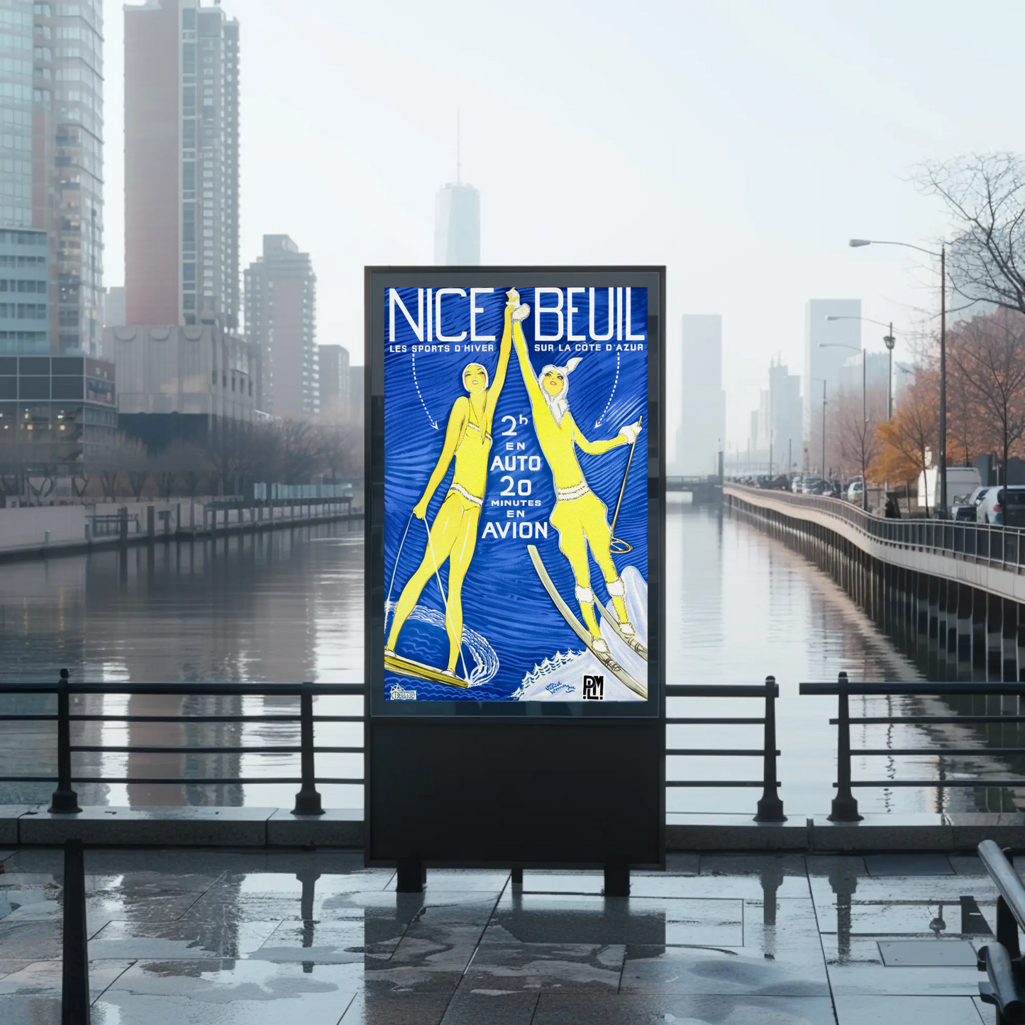 Nice - Beuil Winter Sports Poster