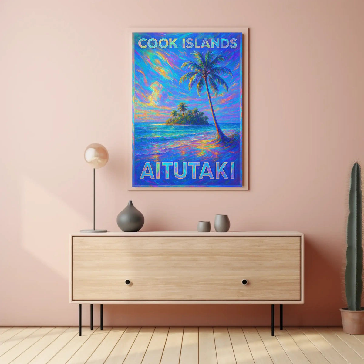 Aitutaki Cook Islands Paradise Poster