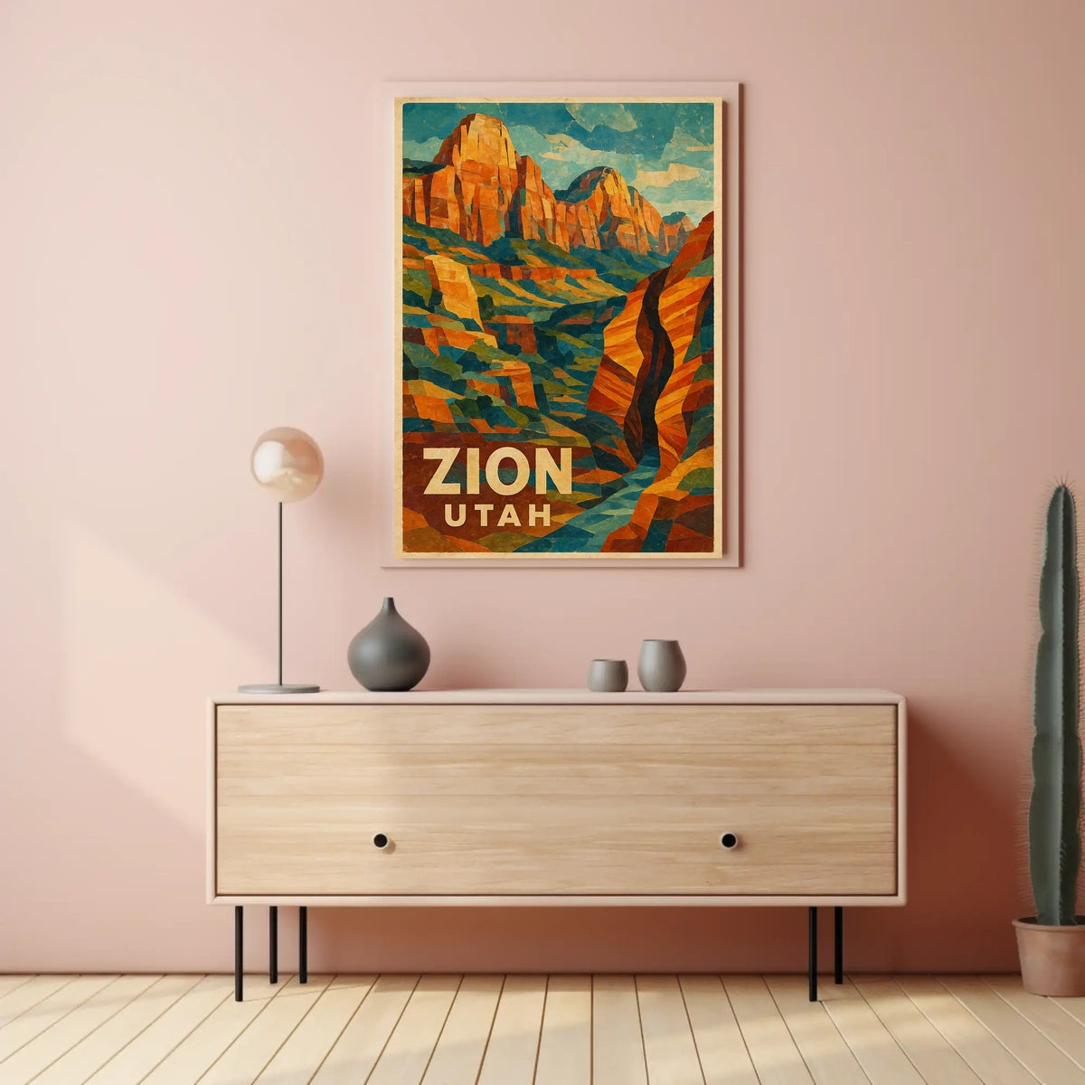 Zion National Park Poster