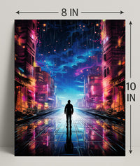 Neon City Dreams Poster