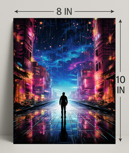 Neon City Dreams Poster