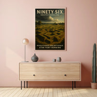 Ninety Six Star Fort Remains Poster