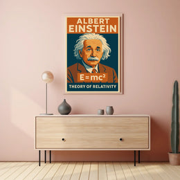 Albert Einstein Theory Of Relativity Poster