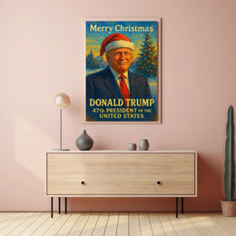 Christmas-Themed Presidential Holiday Poster