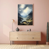 Majestic Mountain Landscape Poster