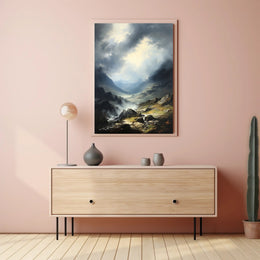 Majestic Mountain Landscape Poster