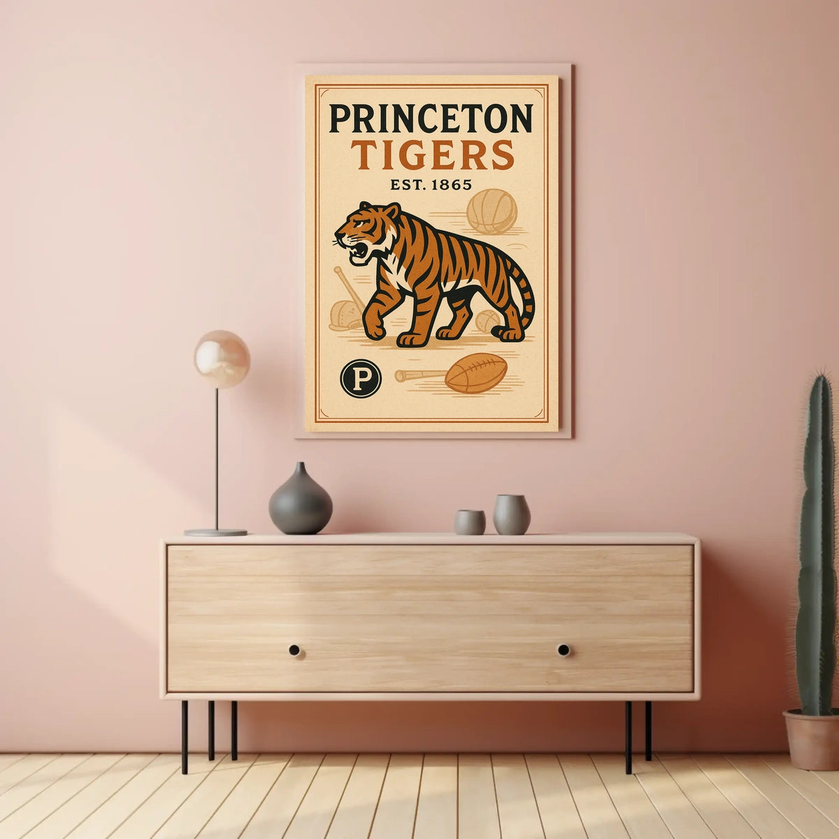 Princeton Tigers Est. 1865 Poster