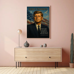 1960s Patriotic Poster: Inauguration, Peace, and Pride