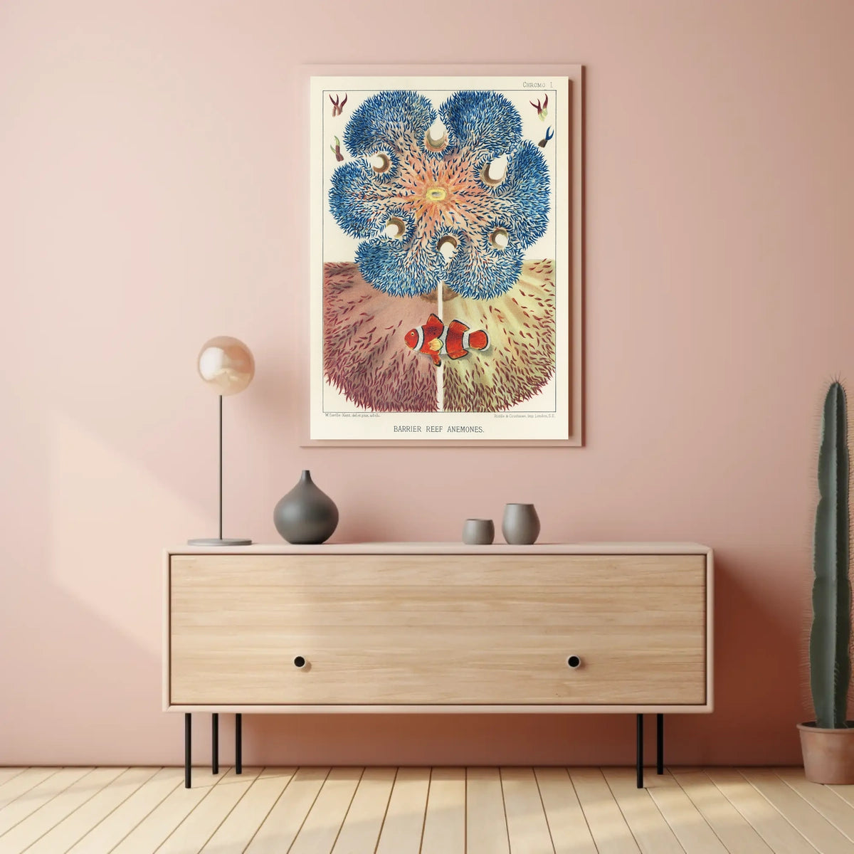 Barrier Reef Anemones Poster