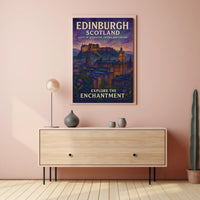 Edinburgh Poster Captivating Wall Art for Travel Lovers