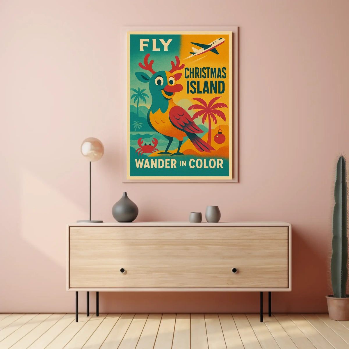 Fly to Christmas Island Poster