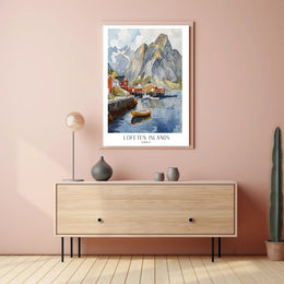 Lofoten Islands Artwork Poster PosterGoat