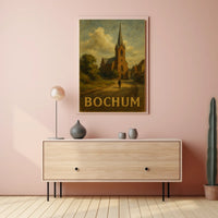 Bochum Church Scene Poster