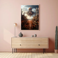 The Floating Cityscape Poster