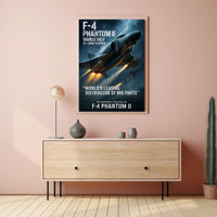 F-4 Phantom II Double Ugly Poster PosterGoat