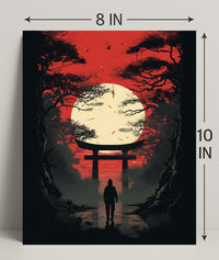Journey Through The Torii Gate Poster PosterGoat