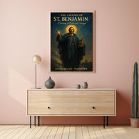 The Legend of St. Benjamin Poster PosterGoat