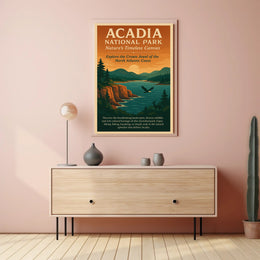 Acadia National Park Scenic Adventure National Park Poster