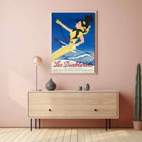 Les Diablerets Ski Resort Poster