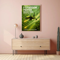 F-5 Freedom Fighter Skoshi Tiger Poster PosterGoat