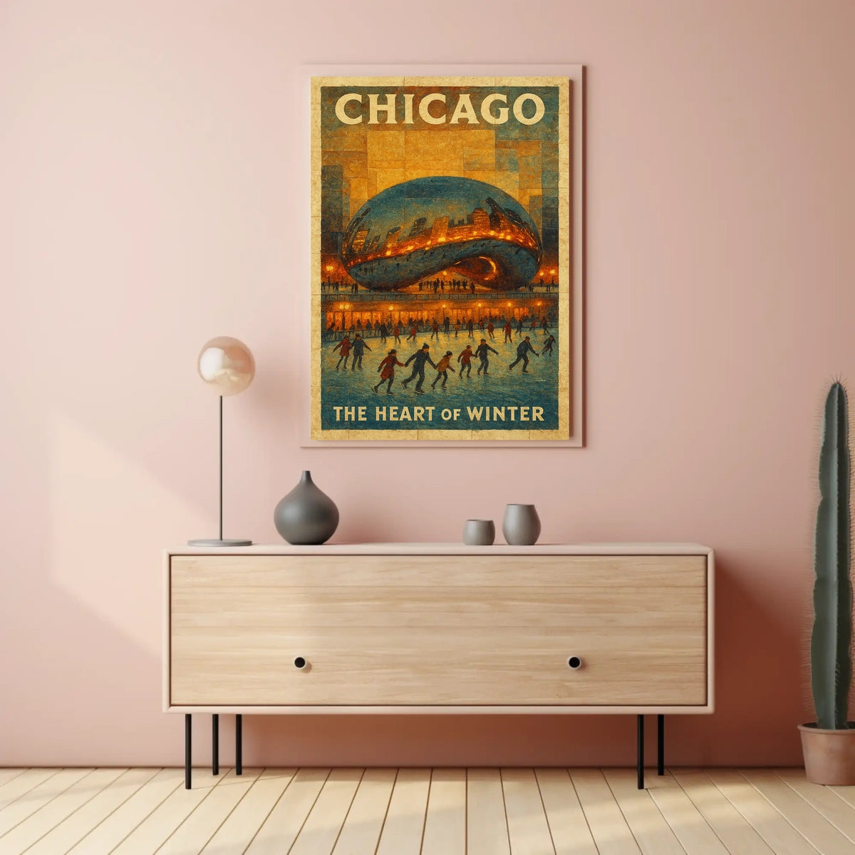 Chicago Heart Of Winter Poster