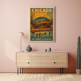 Chicago Heart Of Winter Poster