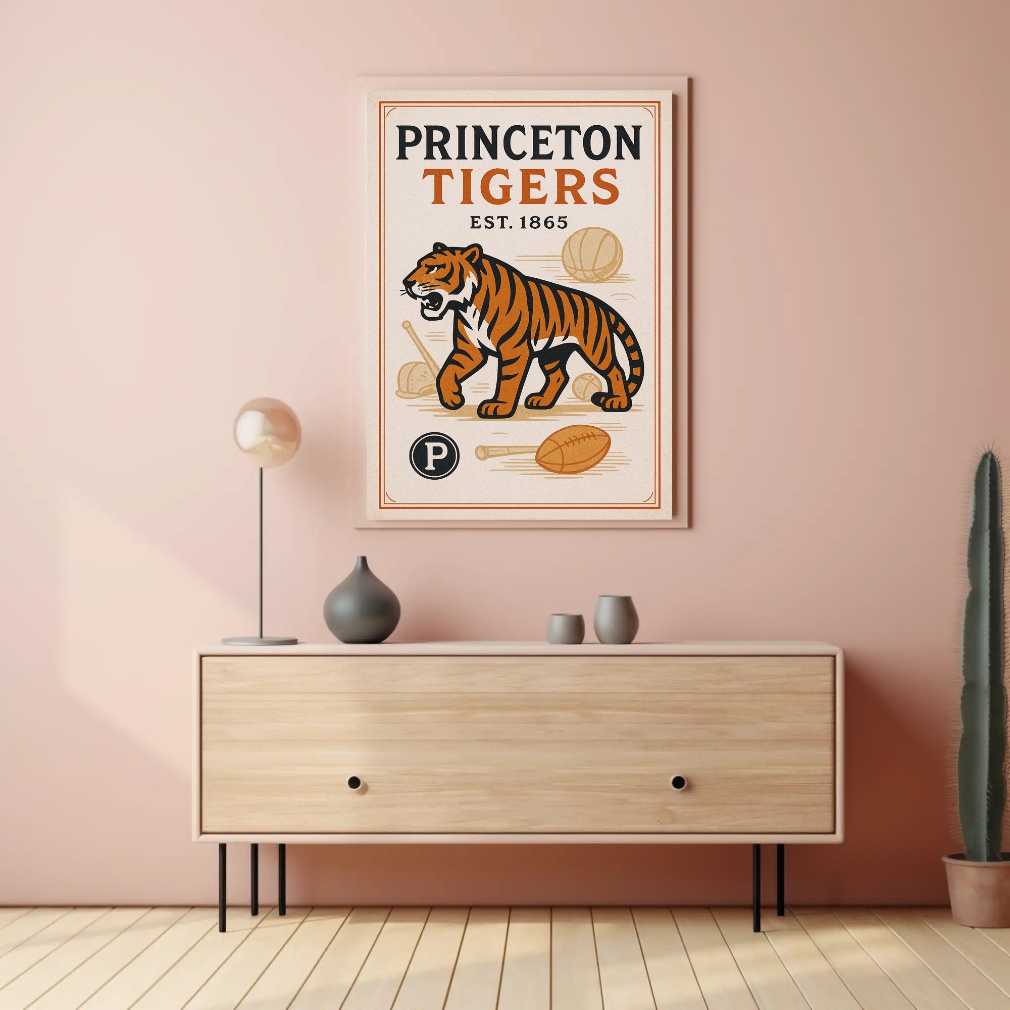 Princeton Tigers Est. 1865 Poster PosterGoat
